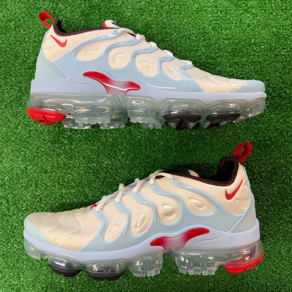 Nike Vapormax Plus Chicago White Blue Black Mens Shoes CW6974-100 VNDS Sz 10 - Picture 2 of 7